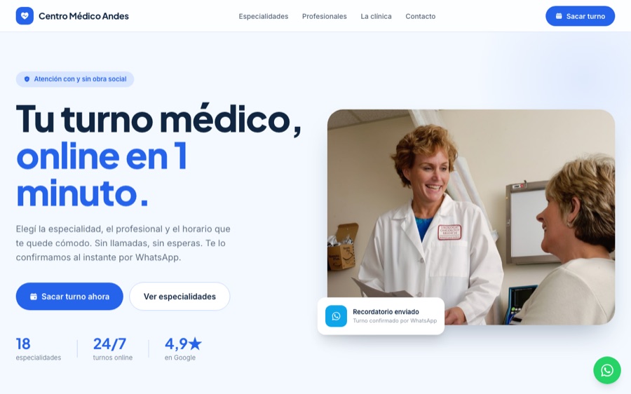 Demo Centro Médico Andes