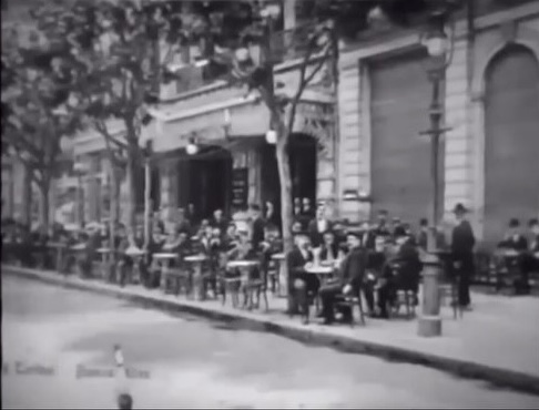 Archival photograph c. 1900 of Café Tortoni
